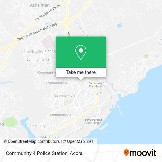 Community 4 Police Station map