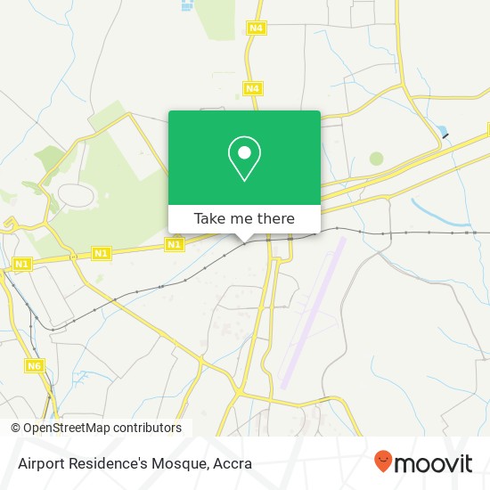 Airport Residence's Mosque map