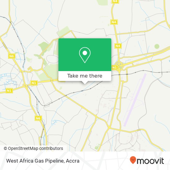 West Africa Gas Pipeline map