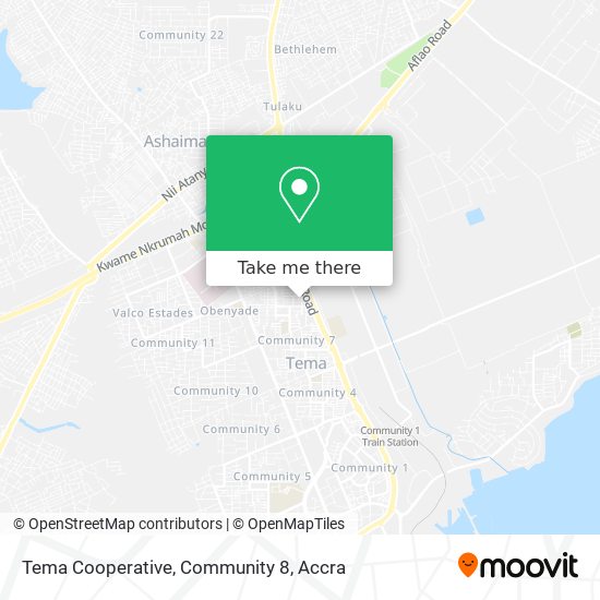 Tema Cooperative, Community 8 map