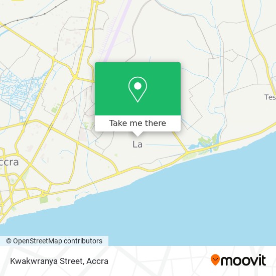 Kwakwranya Street map