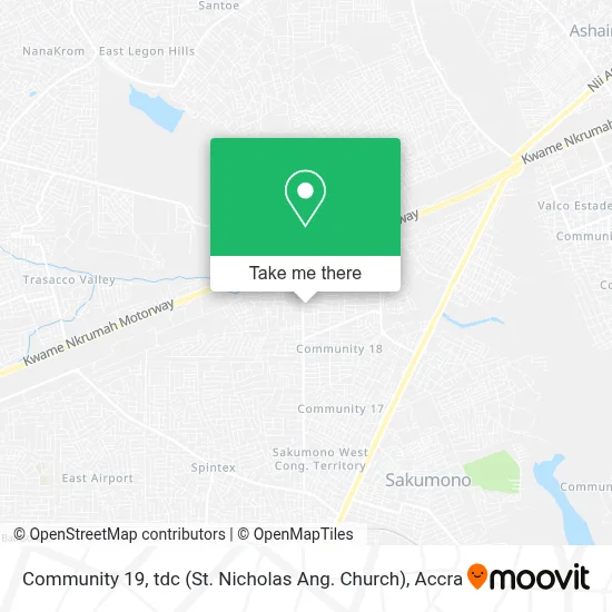 Community 19, tdc (St. Nicholas Ang. Church) map