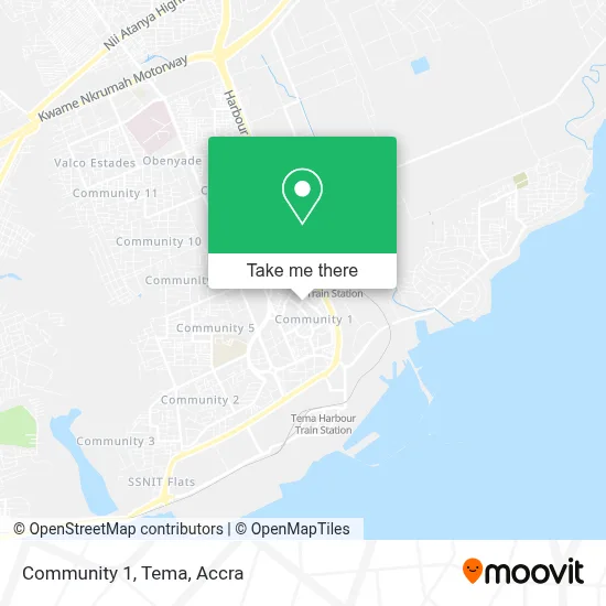 Community 1, Tema map