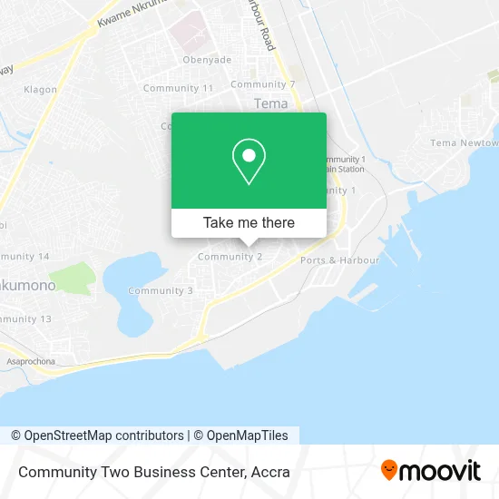 Community Two Business Center map