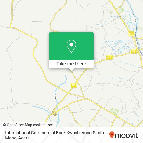 International Commercial Bank,Kwashieman-Santa Maria map