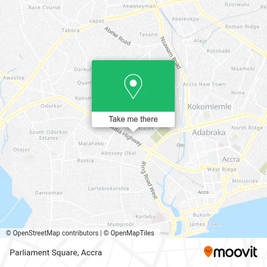 Parliament Square map