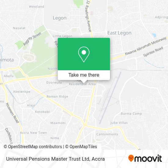 Universal Pensions Master Trust Ltd map