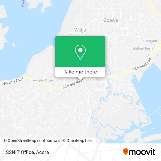 SSNIT Office map