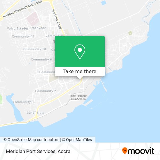 Meridian Port Services map
