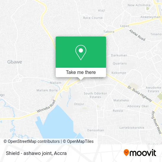 Shield - ashawo joint map