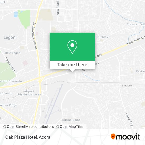 Oak Plaza Hotel map