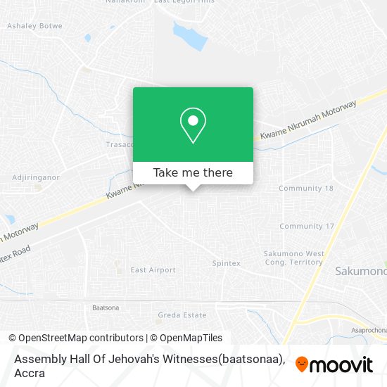 Assembly Hall Of Jehovah's Witnesses(baatsonaa) map