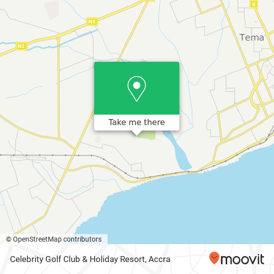 Celebrity Golf Club & Holiday Resort map