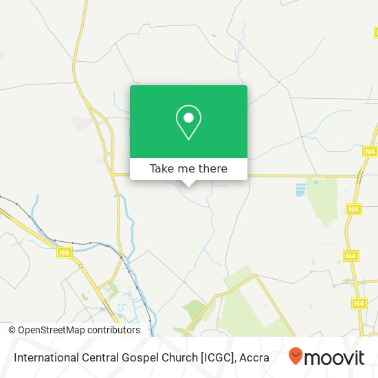 International Central Gospel Church [ICGC] map