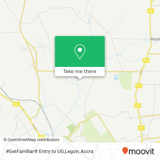 #GetFamiliar® Entry to UG,Legon map