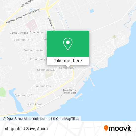 shop rite U Save map