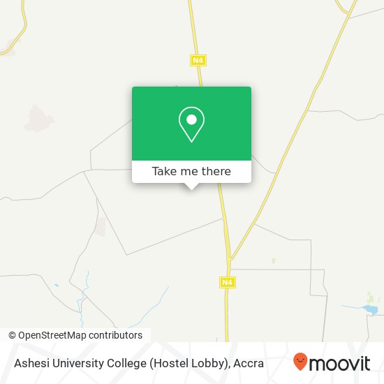 Ashesi University College (Hostel Lobby) map
