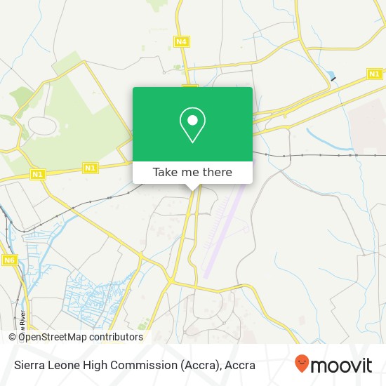Sierra Leone High Commission (Accra) map