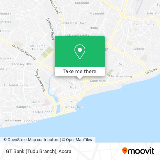 GT Bank (Tudu Branch) map