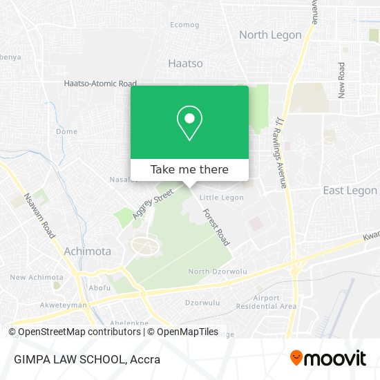 GIMPA LAW SCHOOL map