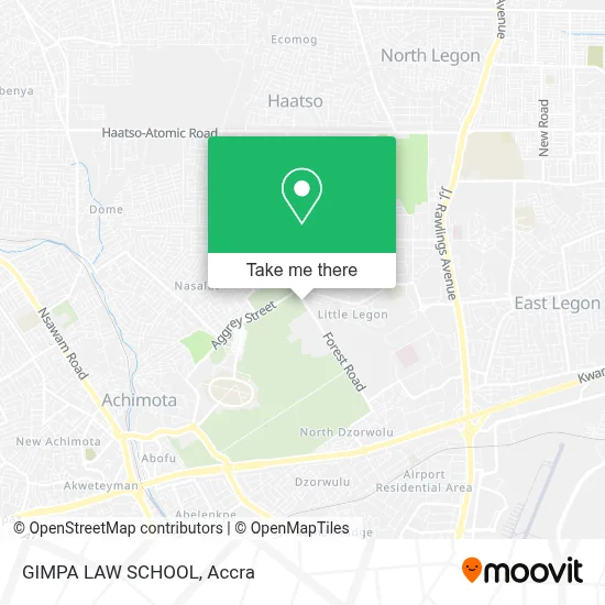 GIMPA LAW SCHOOL map