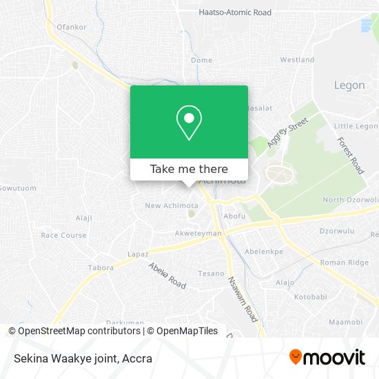 Sekina Waakye joint map