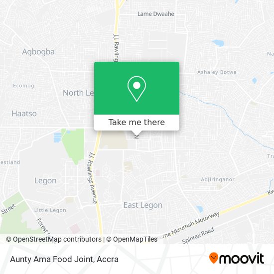 Aunty Ama Food Joint map