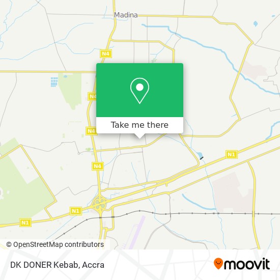 DK DONER Kebab map