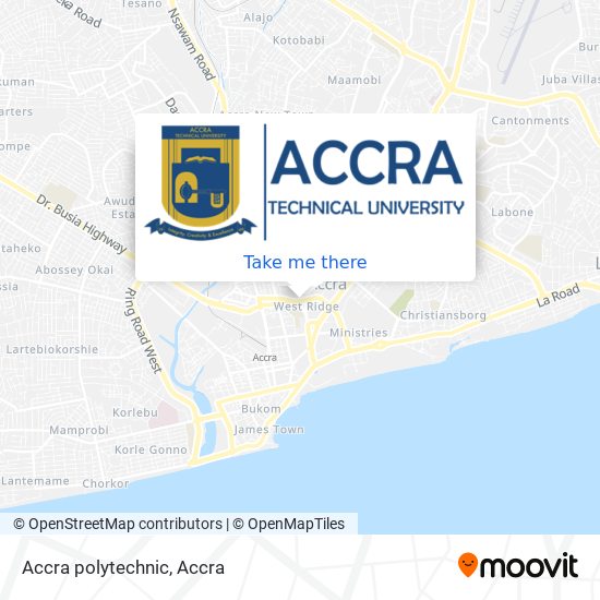 Accra polytechnic map