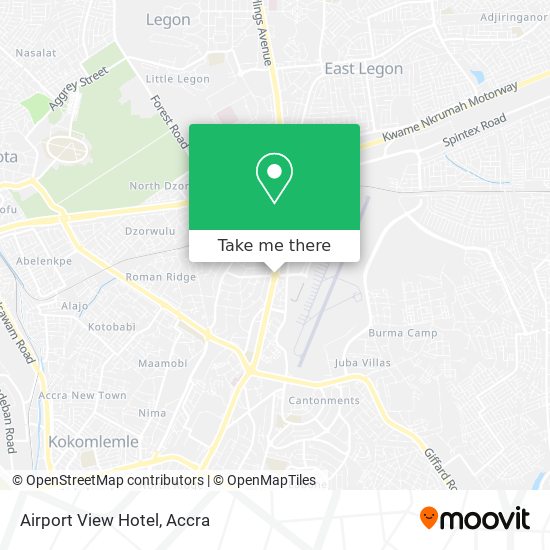 Airport View Hotel map