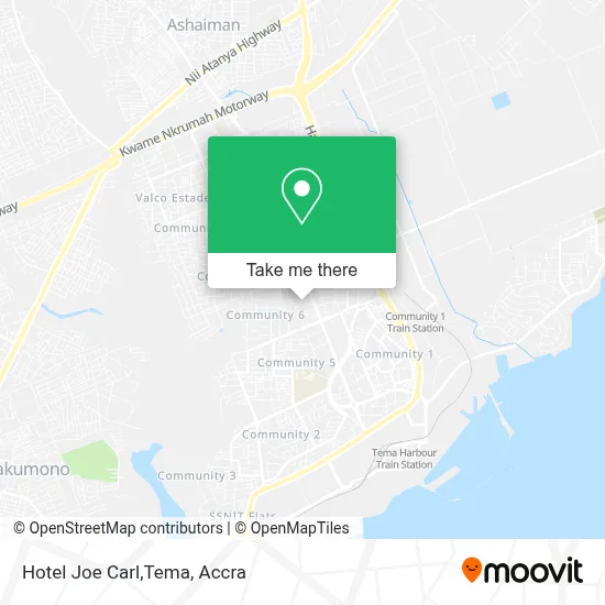 Hotel Joe Carl,Tema map