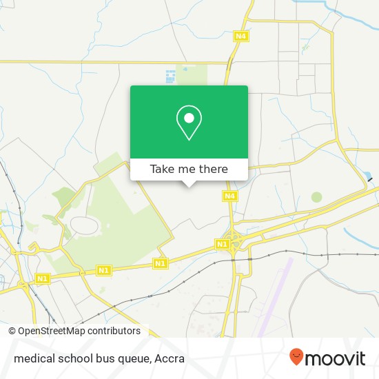 medical school bus queue map