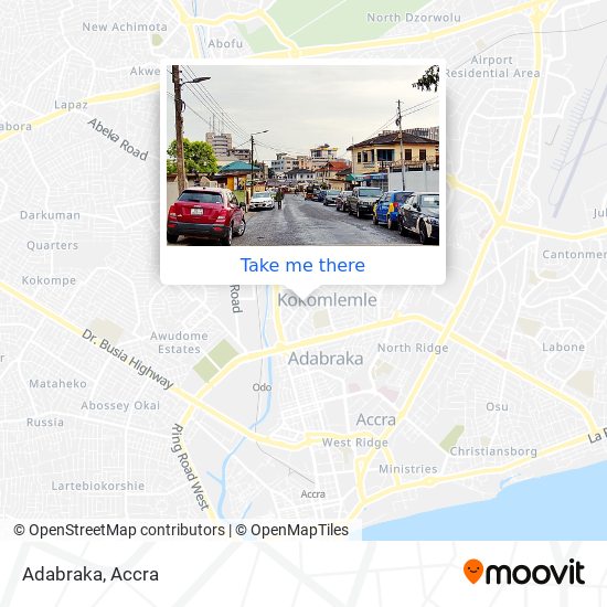 How to get to Osu in Accra by Bus?