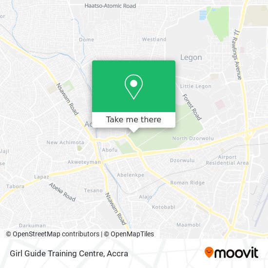 Girl Guide Training Centre map