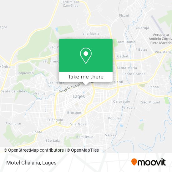 Motel Chalana map