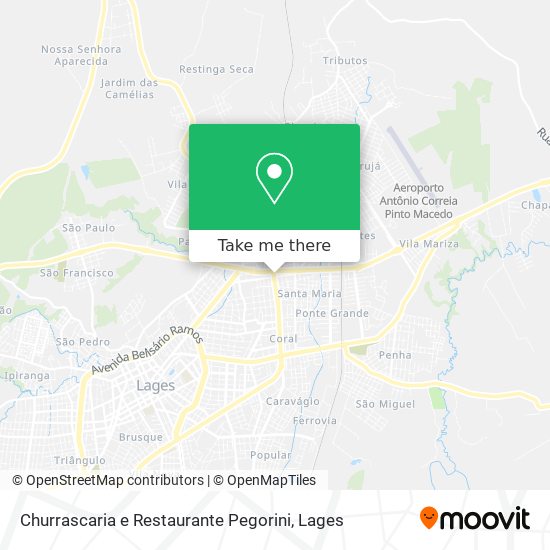 Churrascaria e Restaurante Pegorini map