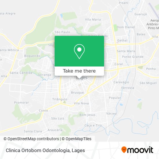 Clinica Ortobom Odontologia map