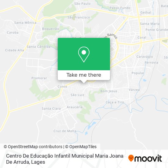Centro De Educação Infantil Municipal Maria Joana De Arruda map