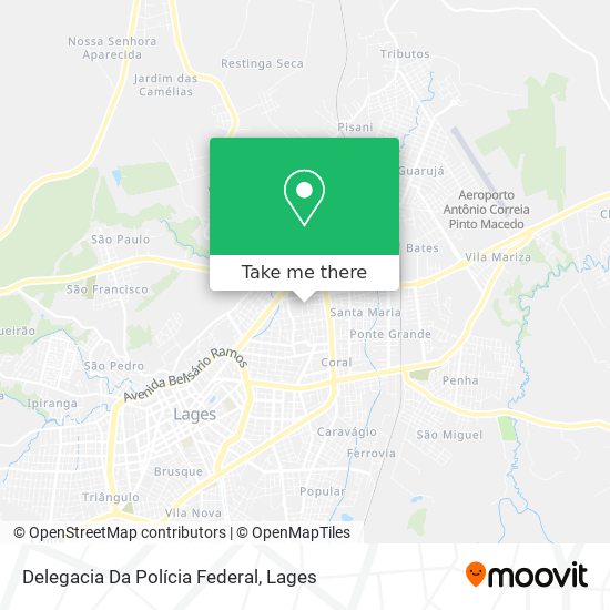 Delegacia Da Polícia Federal map