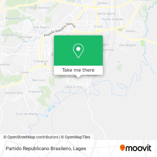 Partido Republicano Brasileiro map