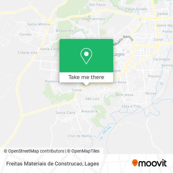Freitas Materiais de Construcao map