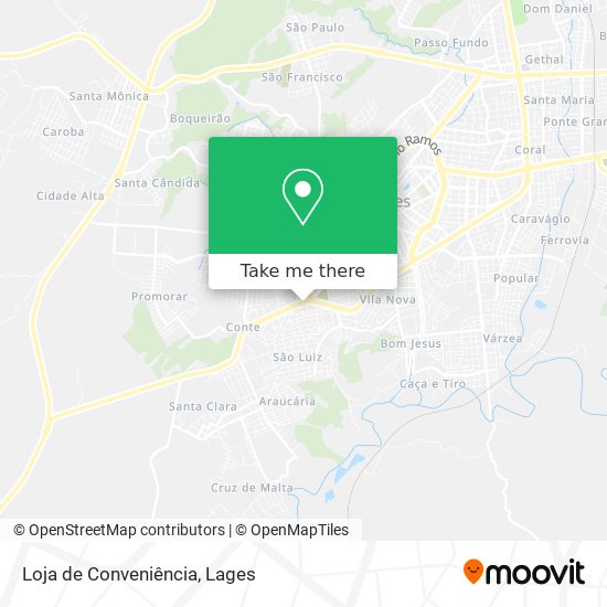 Loja de Conveniência map