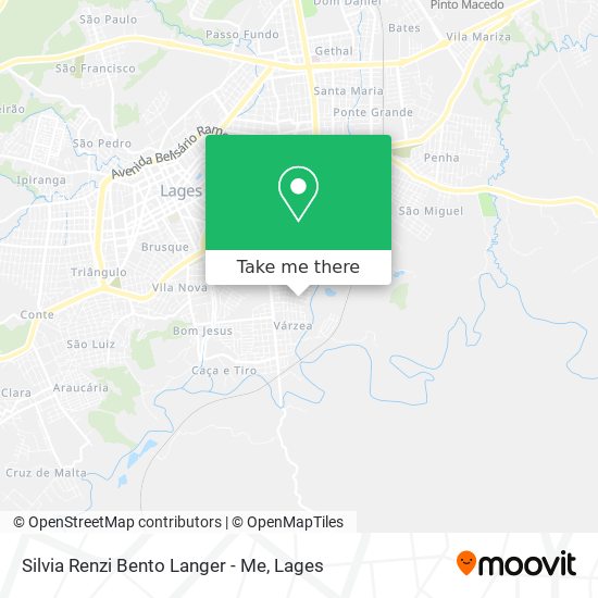 Silvia Renzi Bento Langer - Me map