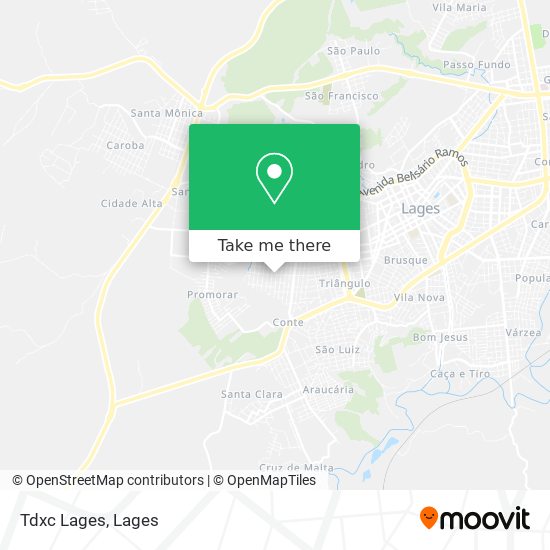 Tdxc Lages map