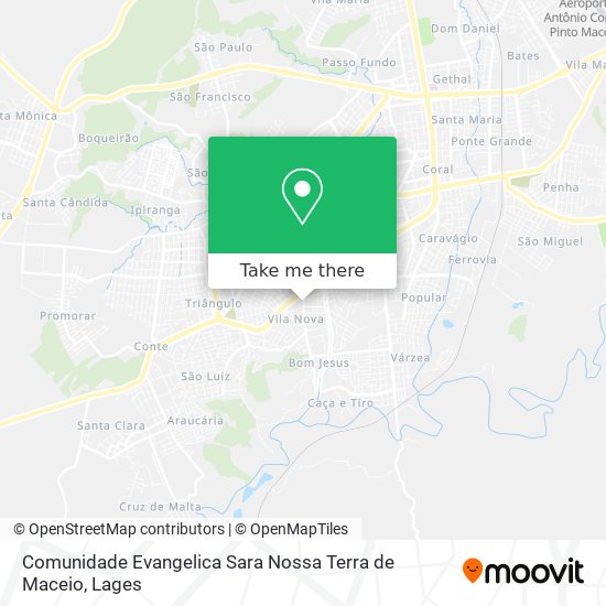 Comunidade Evangelica Sara Nossa Terra de Maceio map