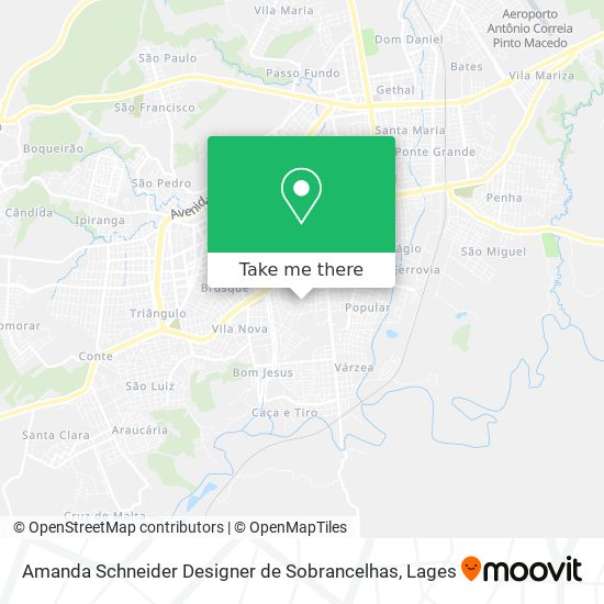 Amanda Schneider Designer de Sobrancelhas map
