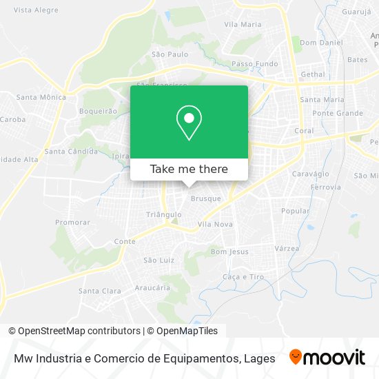 Mw Industria e Comercio de Equipamentos map