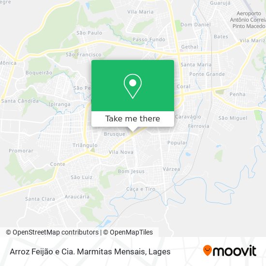 Arroz Feijão e Cia. Marmitas Mensais map