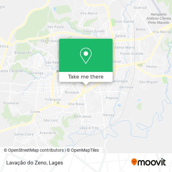 Lavação do Zeno map