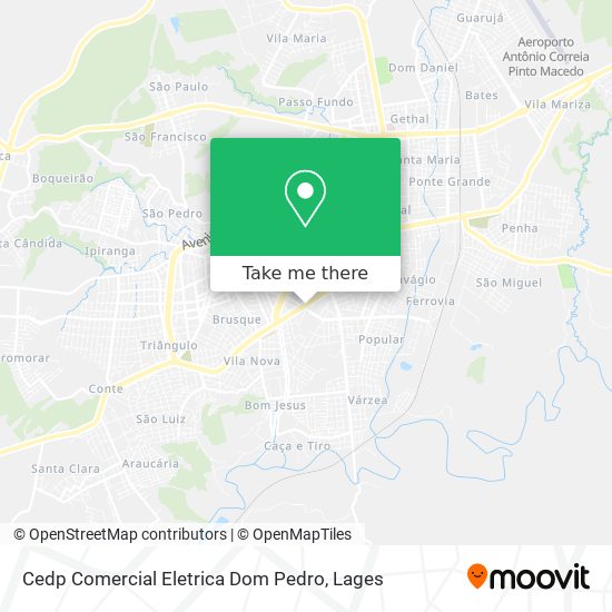 Cedp Comercial Eletrica Dom Pedro map